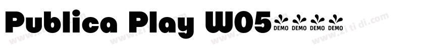 Publica Play W05字体转换